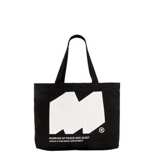 Museum of Peace and Quiet Museum Publishing Tote Bag in Black New Unisex